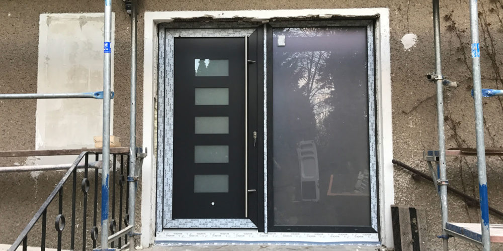 Okna Wrocław - montaż drzwi zewnętrznych