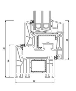 Okna PCV Schuco Si82