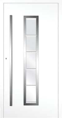 Wygląd zewnętrznych drzwi aluminiowych Model D-01