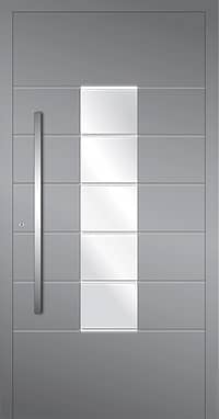 Wygląd aluminiowych drzwi zewnętrznych Model D-06