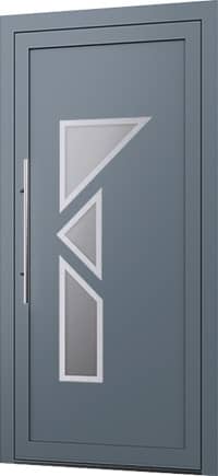 Wygląd drzwi aluminiowych z panelem wsadowym Model E-53