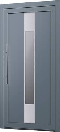 Wygląd drzwi aluminiowych z panelem wsadowym Model E-66