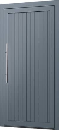 Wygląd drzwi alu z panelem wsadowym Model E-73