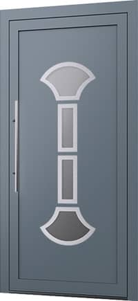 Wygląd drzwi alu z panelem wsadowym Model E-80