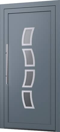 Wygląd drzwi z aluminium z panelem wsadowym Model E-85