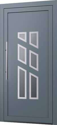 Wygląd drzwi z aluminium z panelem wsadowym Model E-88