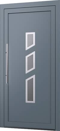 Wygląd drzwi z aluminium z panelem wsadowym Model E-89