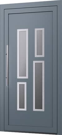 Wygląd drzwi z aluminium z panelem wsadowym Model E91