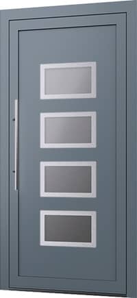 Wygląd drzwi z aluminium z panelem wsadowym Model E92