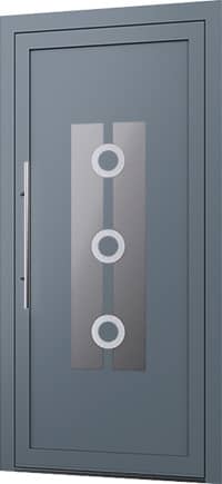 Wygląd drzwi z aluminium z panelem wsadowym Model E-103